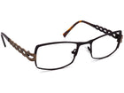 Jean Lafont Women's Eyeglasses Florence 597 Dark Brown Rectangular Frame France 52[]19 135
