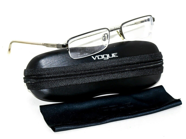 Vogue Women's Eyeglasses VO 3468 548 Silver/Clear Half Rim Frame Italy 51[]19 140