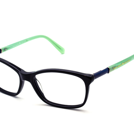 Kate Spade Women's Eyeglasses Catrina 0ERK Navy Blue/Mint Rectangular Frame 53[]15 135