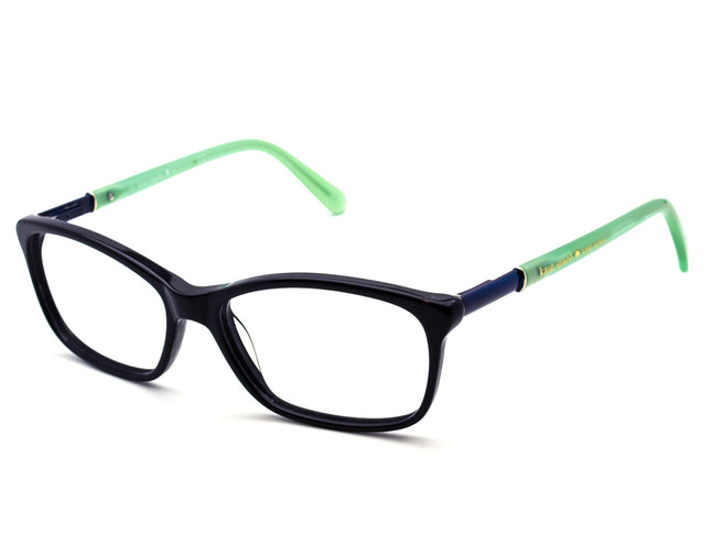 Kate Spade Women's Eyeglasses Catrina 0ERK Navy Blue/Mint Rectangular Frame 53[]15 135
