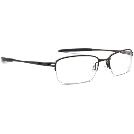 Oakley Rx Sunglasses FRAME ONLY OX 3093-0453 Gunmetal Half Rim Metal 53 mm