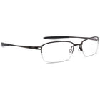 Oakley Rx Sunglasses FRAME ONLY OX 3093-0453 Gunmetal Half Rim Metal 53 mm