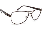 Genuine Swarovski Crystal Women's Sunglasses HD0304X 49E Tortoise with Rhinestones Aviator 60 mm