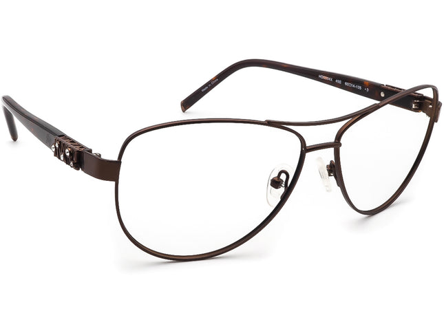 Genuine Swarovski Crystal Women's Sunglasses HD0304X 49E Tortoise with Rhinestones Aviator 60 mm
