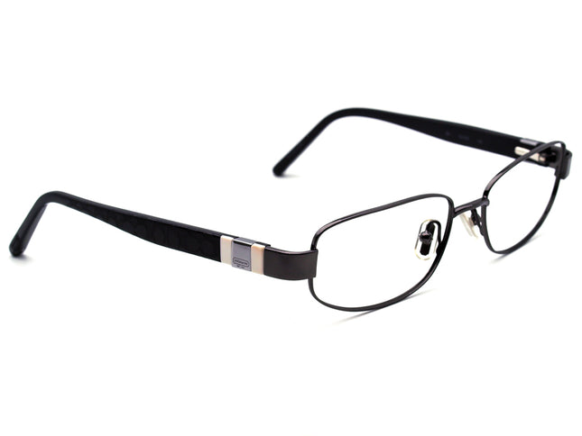 Coach Women's Eyeglasses Hope 213 Dark Gunmetal Rectangular Frame 53[]16 135