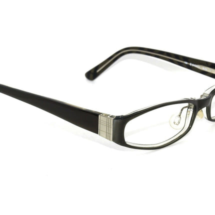 Burberry Women's Eyeglasses B 8404/U 0CE3 Black on Clear Oval Frame Italy 50[]17 130