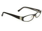 Burberry Women's Eyeglasses B 8404/U 0CE3 Black on Clear Oval Frame Italy 50[]17 130