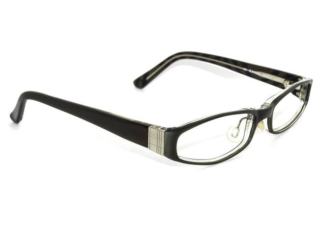 Burberry Women's Eyeglasses B 8404/U 0CE3 Black on Clear Oval Frame Italy 50[]17 130