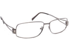 Versace Women's Sunglasses MOD. N81-H 89M/482 Gunmetal Rectangular Metal Italy 57 mm