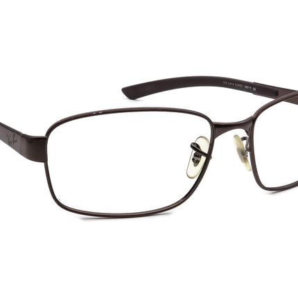 Ray-Ban Men's Sunglasses RB 3413 014/51 Brown Rectangular Metal Italy 59 mm