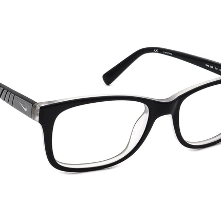 Nike Small Eyeglasses 5509 018 Black/Gray Rectangular Frame 48[]17 130
