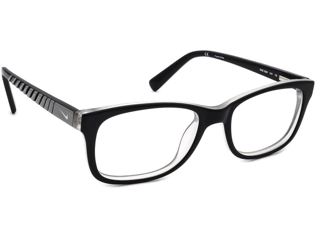 Nike Small Eyeglasses 5509 018 Black/Gray Rectangular Frame 48[]17 130