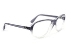 Ray-Ban Women's Sunglasses RB 4153 818 Gray Clear Fade Oval Italy 62 mm