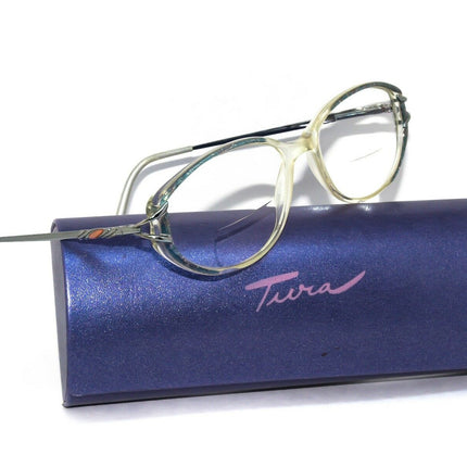 Tura Women's Eyeglasses Silver/Clear Oval Frame 53[]16 125