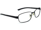 Ray-Ban Sunglasses RB 3413 002 Black Rectangular Metal 59 mm