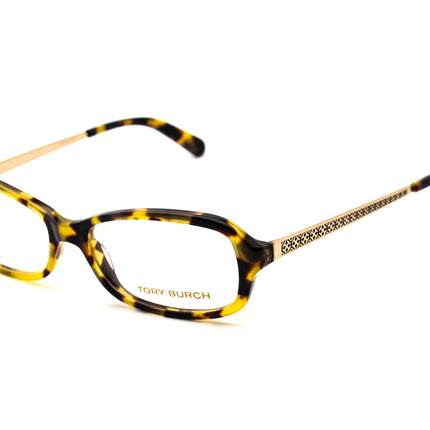 Tory Burch Women's Eyeglasses TY 2029 504 Tortoise/Gold Rectangular Frame 53[]15 135
