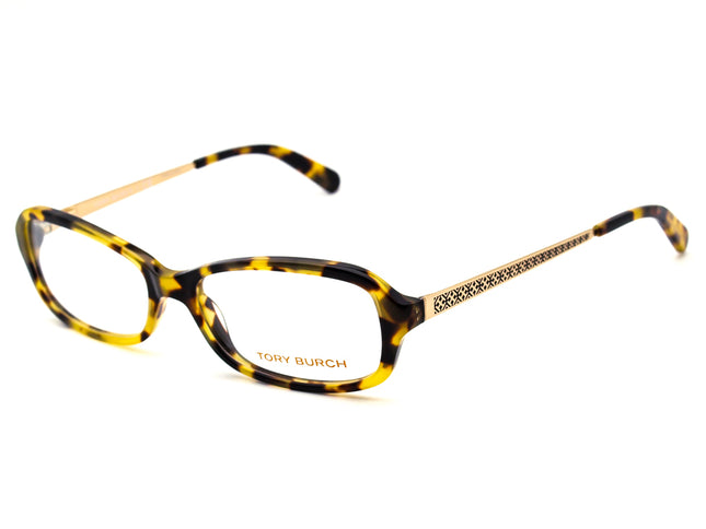 Tory Burch Women's Eyeglasses TY 2029 504 Tortoise/Gold Rectangular Frame 53[]15 135
