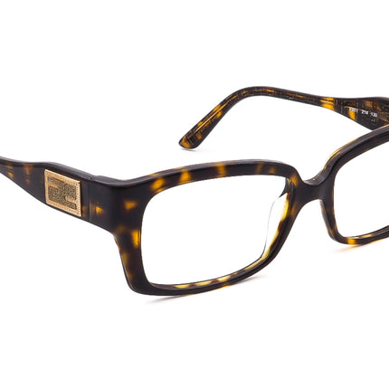 Fendi Women's Eyeglasses F851 214 Tortoise/Glitter Rectangular Frame Italy 51[]16 130
