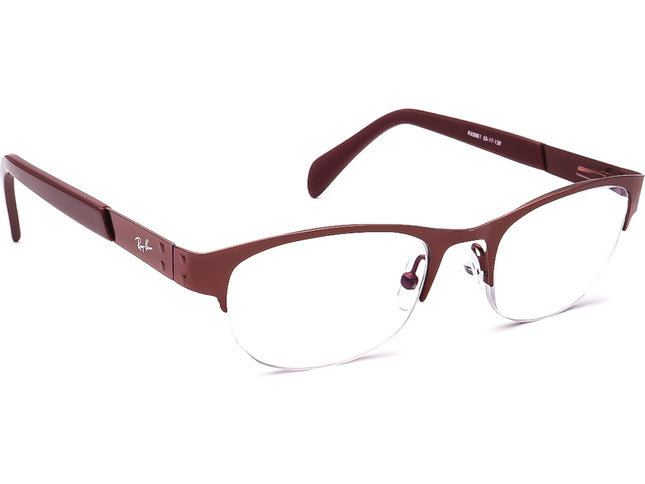 Ray-Ban Eyeglasses RX9961 1819 Burgundy Half Rim Frame 48[]17 138