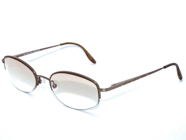 Saks Fifth Avenue Women's Eyeglasses S5A 151 FR4 Copper Rhinestones Half Rim Metal Frame 51[]17 135