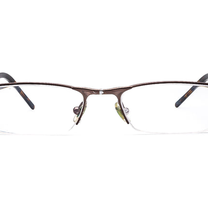 Ray-Ban Eyeglasses RB 6066 2511 Brown Tortoise Half Rim Frame 50[]17 135