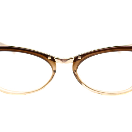 Gucci Women's Sunglasses GG 2704/S MB9 Transparent Brown & Gold Oval Italy 52 mm