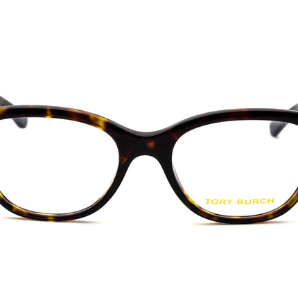 Tory Burch Women's Eyeglasses TY 2059 1519 Tortoise & Gold Cat Eye Frame 51[]18 135