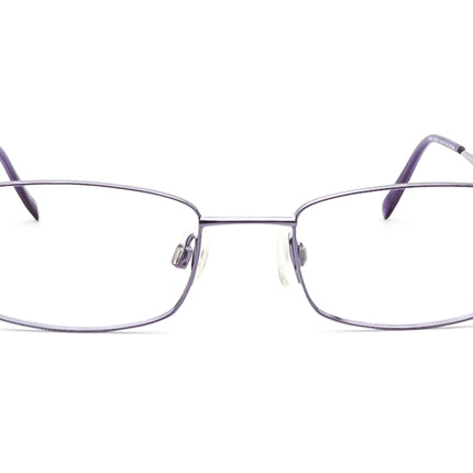 Charmant Women's Eyeglasses AR16316 Aristar Color-577 Purple Rectangular Metal Frame 49[]18 135