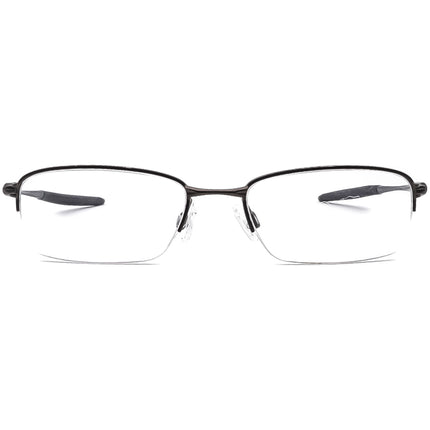 Oakley Rx Sunglasses FRAME ONLY OX 3093-0453 Gunmetal Half Rim Metal 53 mm