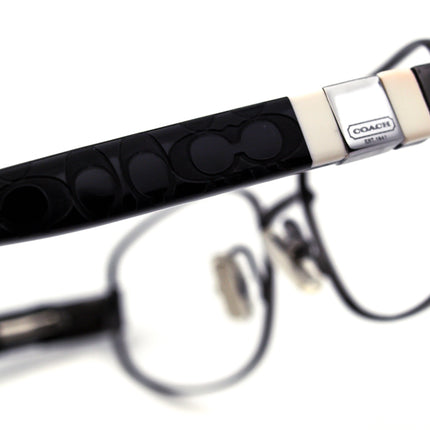 Coach Women's Eyeglasses Hope 213 Dark Gunmetal Rectangular Frame 53[]16 135