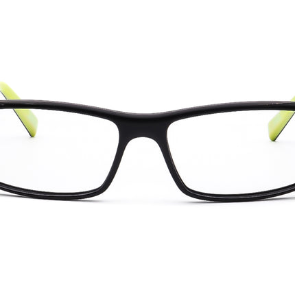 Nike Men's Eyeglasses 7220 010 Black/Navy Blue/ Green Rectangular Frame 54[]15 130