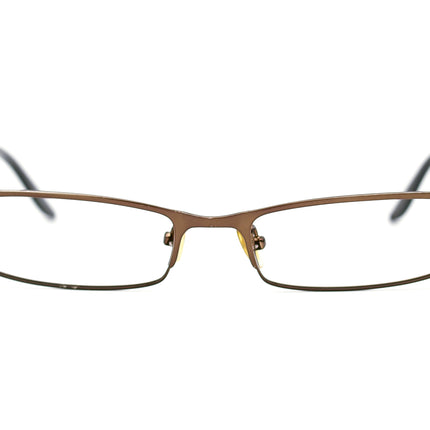 Jimmy Choo Eyeglasses Brown Rectangular Frame 51[]17 135