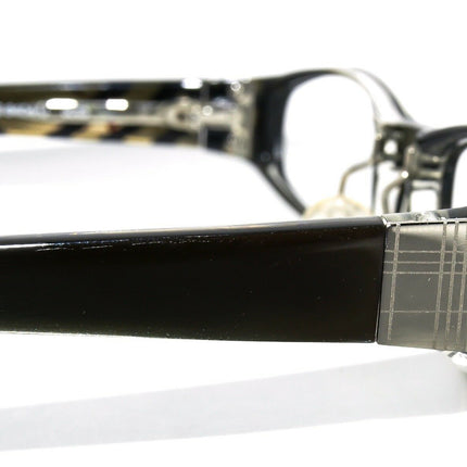 Burberry Women's Eyeglasses B 8404/U 0CE3 Black on Clear Oval Frame Italy 50[]17 130