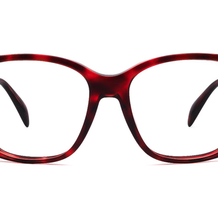 Prada Women's Sunglasses SPR 14P KAQ-0A7 Burgundy Tortoise Square Italy 59 mm