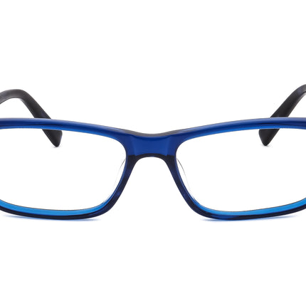 Nike Small Eyeglasses 5518 428 Blue Rectangular Frame 49[]15 130