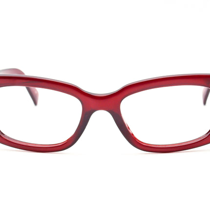Ray-Ban Women's Sunglasses RB 4122 735/8G Clear Red Rectangular Italy 50 mm