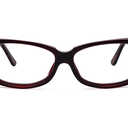 Cartier Women's Sunglasses 3658387 Burgundy Rectangular France 58 mm