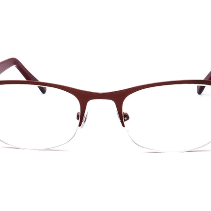 Ray-Ban Eyeglasses RX9961 1819 Burgundy Half Rim Frame 48[]17 138