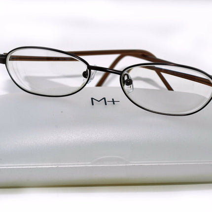 M+ Eyeglasses Mod1082 Coppery Brown Oval Metal Frame 49[]17 135