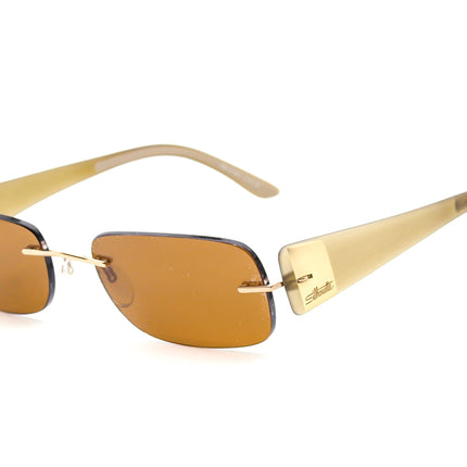 Silhouette Eyeglasses 7599 20 6051 Gold/Honey Rimless Frame Austria 54[]19 140