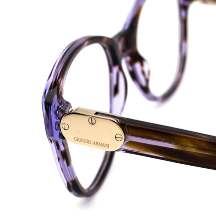 Giorgio Armani Women's Eyeglasses AR 7034 5242 Striped Violet B-Shape Frame Italy 54[]18 140