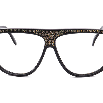 Nino Balli by Classic Women's Sunglasses N.B. Bijou Black Oversized France 62 mm