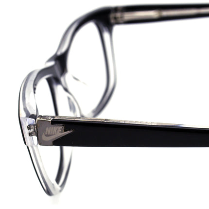 Nike Eyeglasses 5516 001 Black on Clear Rectangular Frame 46[]15 130