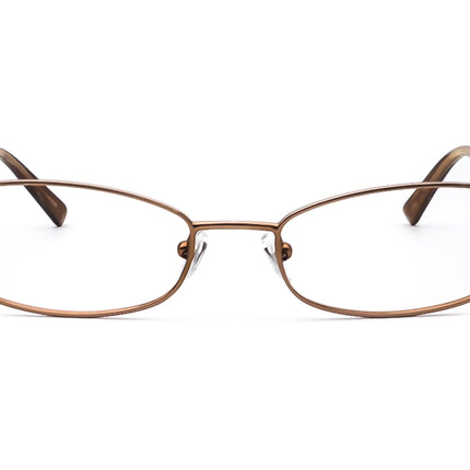 Tory Burch Women's Eyeglasses TY1009 120 Light Brown Oval Metal Frame 51[]17 135