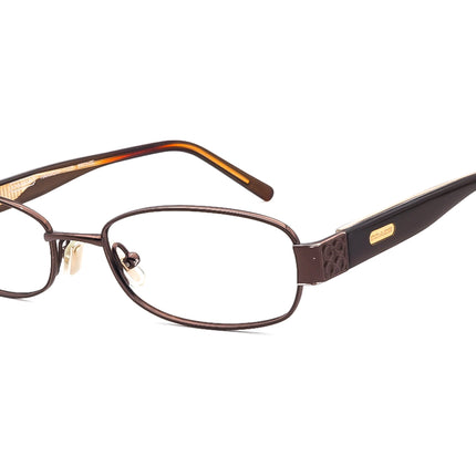 Coach Women's Eyeglasses Harmony 1025 Brown Oval Frame 49[]17 130