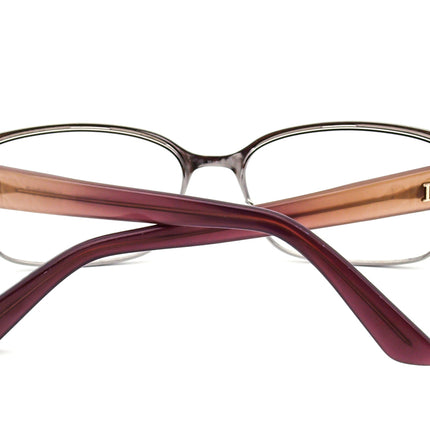 Christian Dior Women's Eyeglasses CD3767 Dark Purple Browline Frame Italy 53[]15 135
