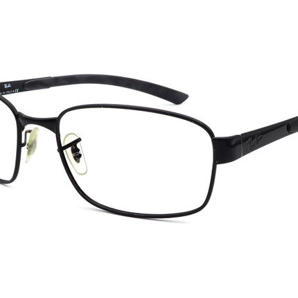 Ray-Ban Sunglasses RB 3413 002 Black Wrap Metal Italy 59 mm