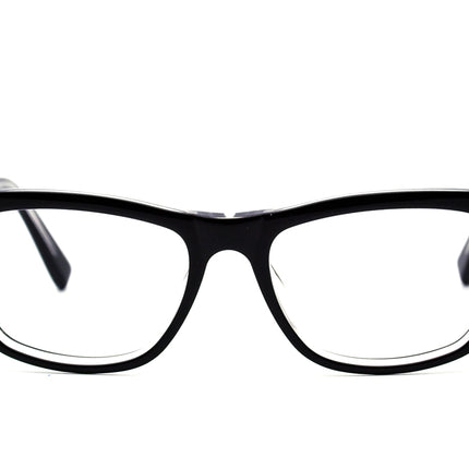Nike Eyeglasses 5516 001 Black on Clear Rectangular Frame 46[]15 130