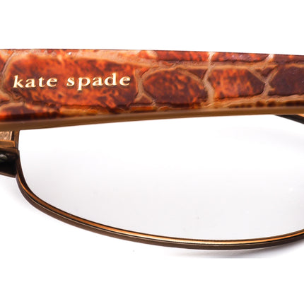 Kate Spade Women's Eyeglasses Fatima 0UJ6 Brown Rectangular Frame 53[]16 135