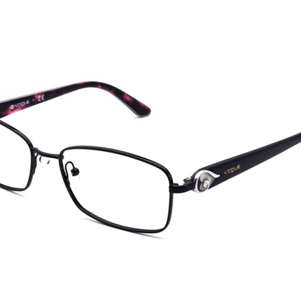 Vogue Women's Eyeglasses VO 3812-B 352 Black Rectangular Frame 53[]16 135